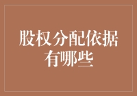 股权分配依据：企业成长的催化剂