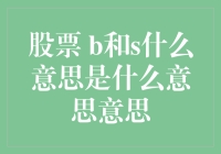 股票B和S究竟是什么意思？新手必备知识！