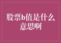 股票B值：投资者应该了解的风险指标