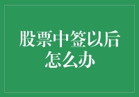 股票中签后的操作策略：从理性分析到投资实践