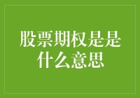 股票期权：解锁企业激励机制的金钥匙