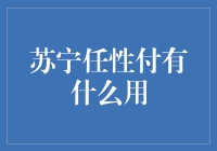 苏宁任性付：解锁线上消费新体验