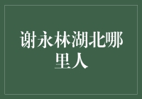 谢永林：湖北哪里人？——一本正经的八卦指南