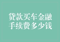 贷款买车：金融手续费的考量及其成本分析