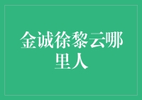 金诚徐黎云：那些年，我们一起追的奇怪地名