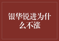 银华锐进为啥总不涨？原因可能出乎意料！