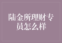 陆金所理财专员：理财服务的未来之星