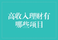 高收入理财项目的深度解析与实例分析